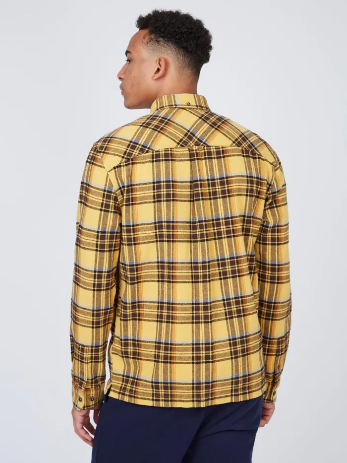 Ben Sherman Heritage Check Shirts Men B By Check LongSleeve Overshirt Ben Sherman Heritage Check Shirts Men B By Check LongSleeve Overshirt