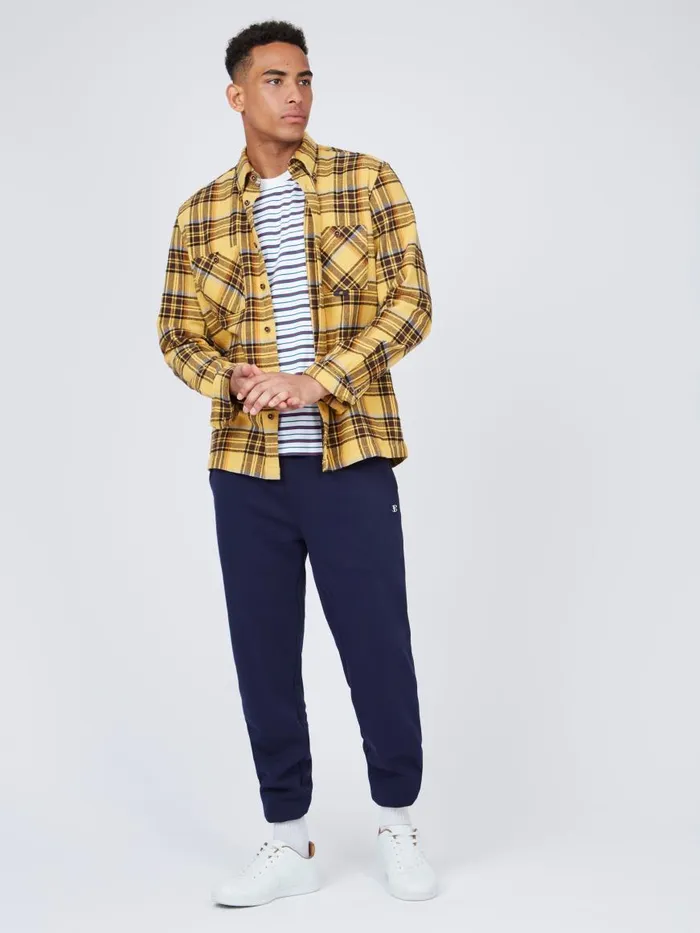 Ben Sherman Heritage Check Shirts Men B By Check LongSleeve Overshirt Ben Sherman Heritage Check Shirts Men B By Check LongSleeve Overshirt