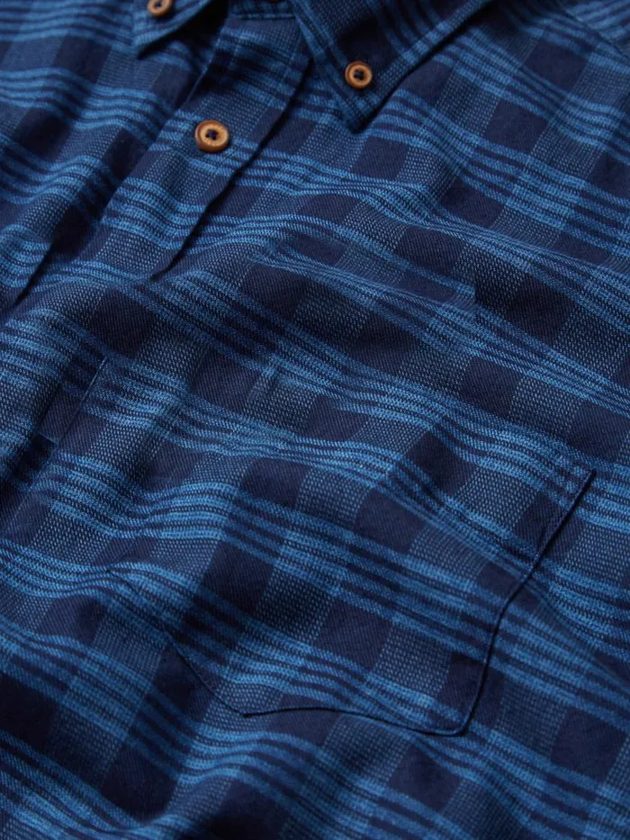 Ben Sherman Heritage Check Shirts Men Indigo Gingham Check LongSleeve Shirt Ben Sherman Heritage Check Shirts Men Indigo Gingham Check LongSleeve Shirt