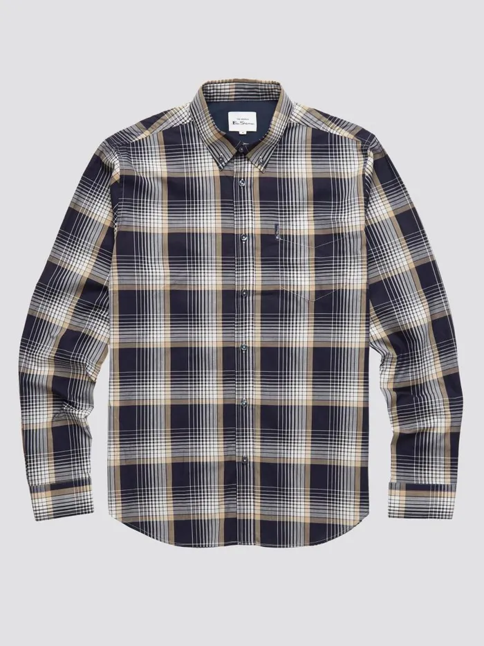 Ben Sherman Heritage Check Shirts Men Linear Check LongSleeve Shirt Ben Sherman Heritage Check Shirts Men Linear Check LongSleeve Shirt