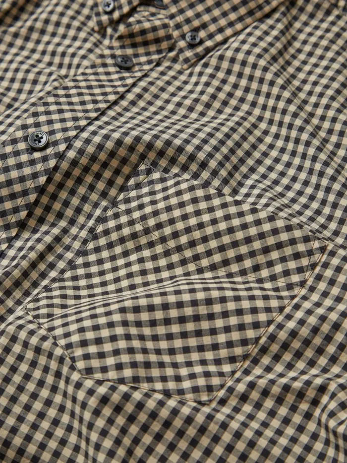 Ben Sherman Heritage Check Shirts Men Signature ShortSleeve Gingham Shirt 8211 Black