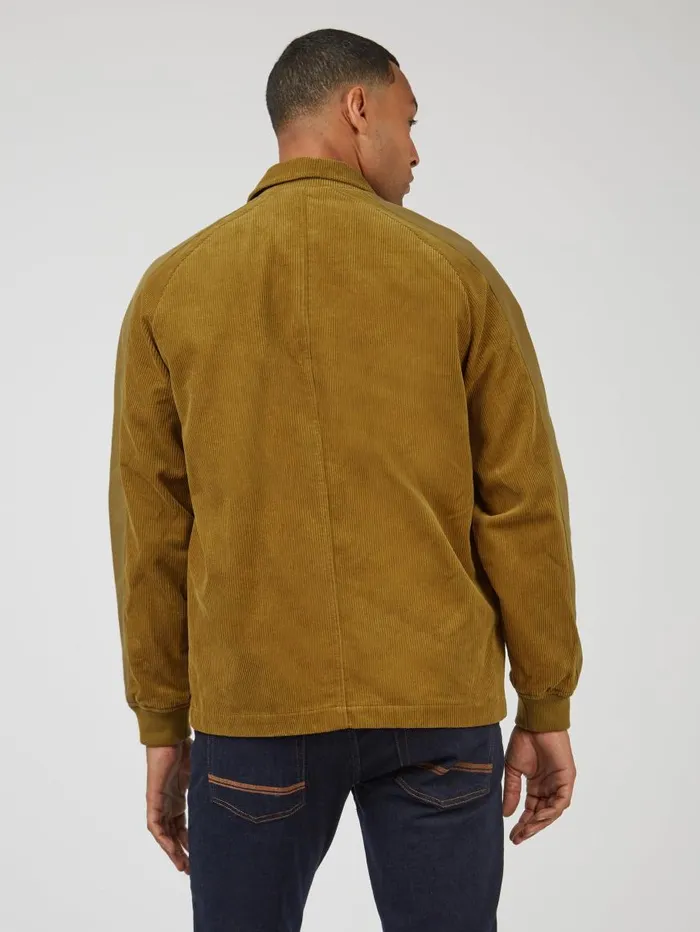 Ben Sherman Jackets and Outerwear Men Corduroy Colorblock Workwear Jacket Ben Sherman Jackets and Outerwear Men Corduroy Colorblock Workwear Jacket