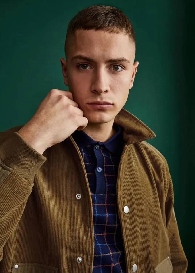 Ben Sherman Jackets and Outerwear Men Corduroy Colorblock Workwear Jacket Ben Sherman Jackets and Outerwear Men Corduroy Colorblock Workwear Jacket