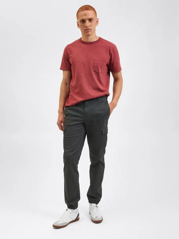 Ben Sherman Joggers and Track Pants Men Utility Woven Jogger Pant 8211 Charcoal