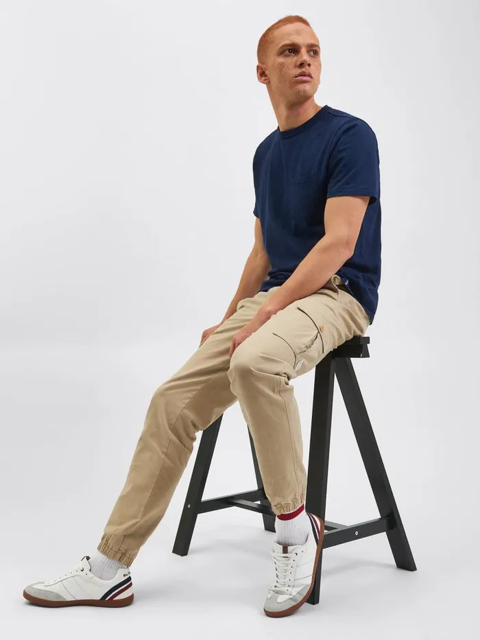 Ben Sherman Joggers and Track Pants Men Utility Woven Jogger Pant 8211 Khaki