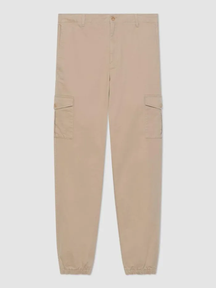 Ben Sherman Joggers and Track Pants Men Utility Woven Jogger Pant 8211 Khaki