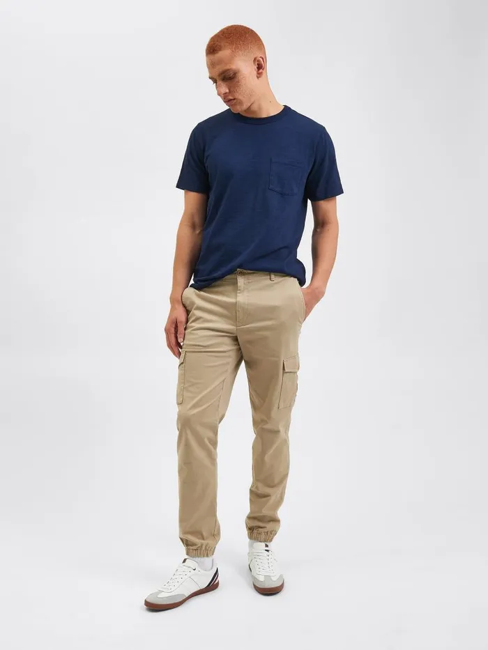 Ben Sherman Joggers and Track Pants Men Utility Woven Jogger Pant 8211 Khaki