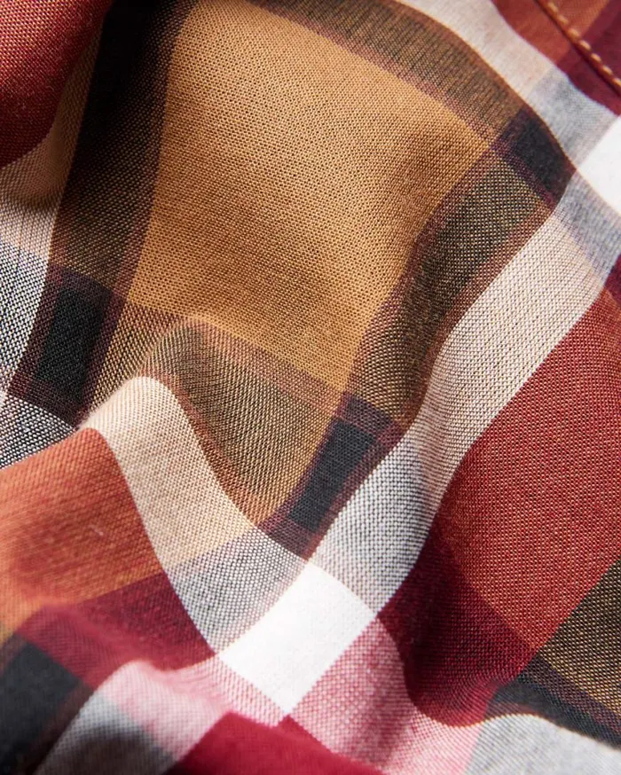 Ben Sherman Long Sleeve Shirts Men Block Check Shirt 8211 Red Ben Sherman Long Sleeve Shirts Men Block Check Shirt 8211 Red