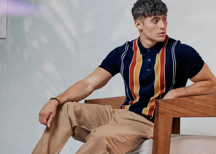 Ben Sherman Mod Knit Polos Men Signature Mod Knit Stripe Polo 8211 Navy Ben Sherman Mod Knit Polos Men Signature Mod Knit Stripe Polo 8211 Navy
