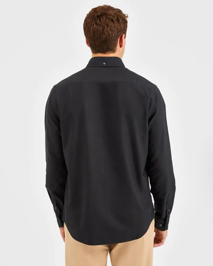 Ben Sherman Oxford Shirts Men Beatnik Oxford Garment Dye Shirt 8211 Washed Black