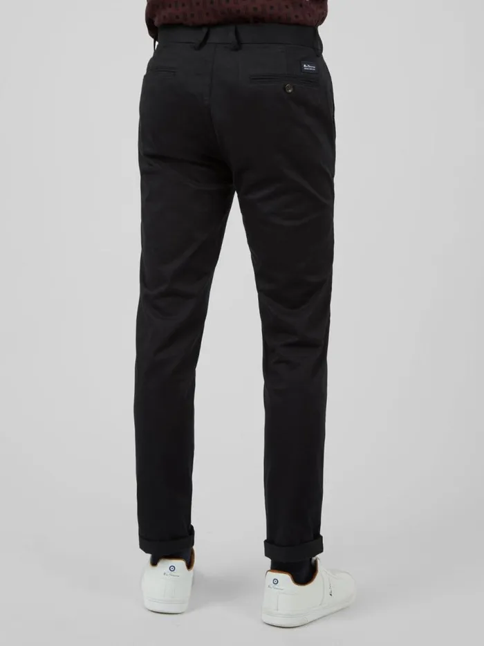 Ben Sherman Pants and Chinos Men Signature Skinny Stretch Chino Pant 8211 Black