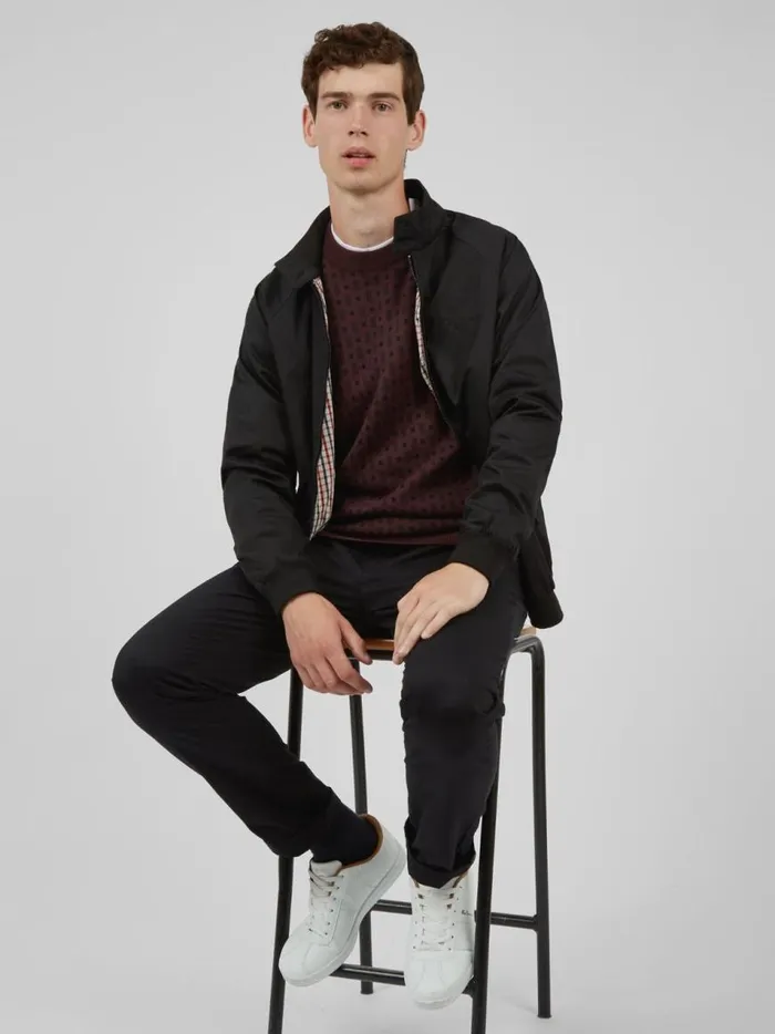 Ben Sherman Pants and Chinos Men Signature Skinny Stretch Chino Pant 8211 Black