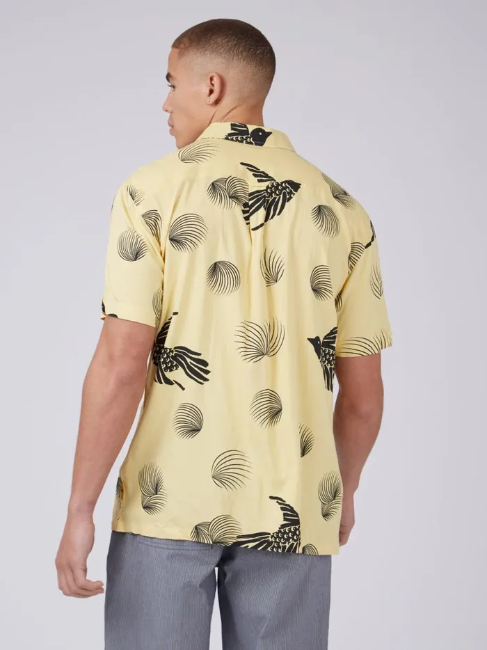 Ben Sherman Short Sleeve Shirts Men B By Bird Print Shirt Ben Sherman Short Sleeve Shirts Men B By Bird Print Shirt