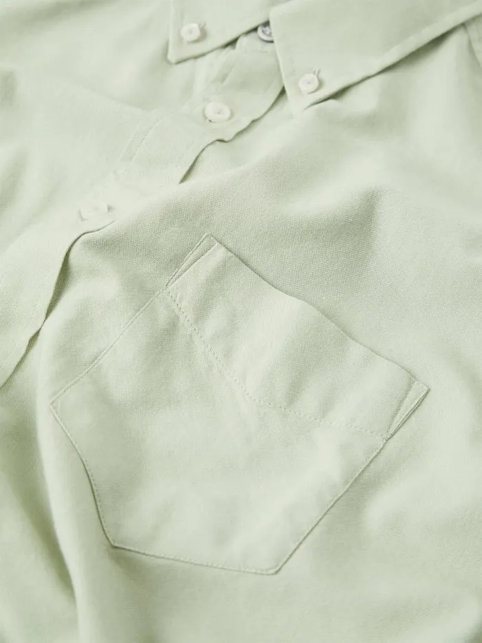Ben Sherman Short Sleeve Shirts Men Signature Organic ShortSleeve Oxford Shirt 8211 Pistachio