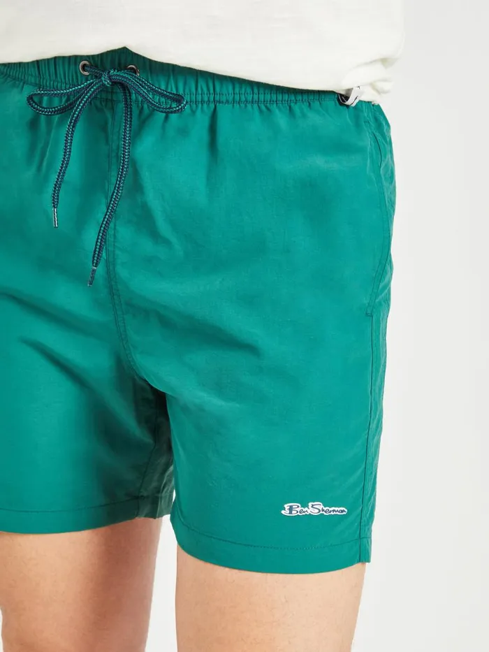 Ben Sherman Shorts Men South Beach Swim Shorts 8211 Posy Green