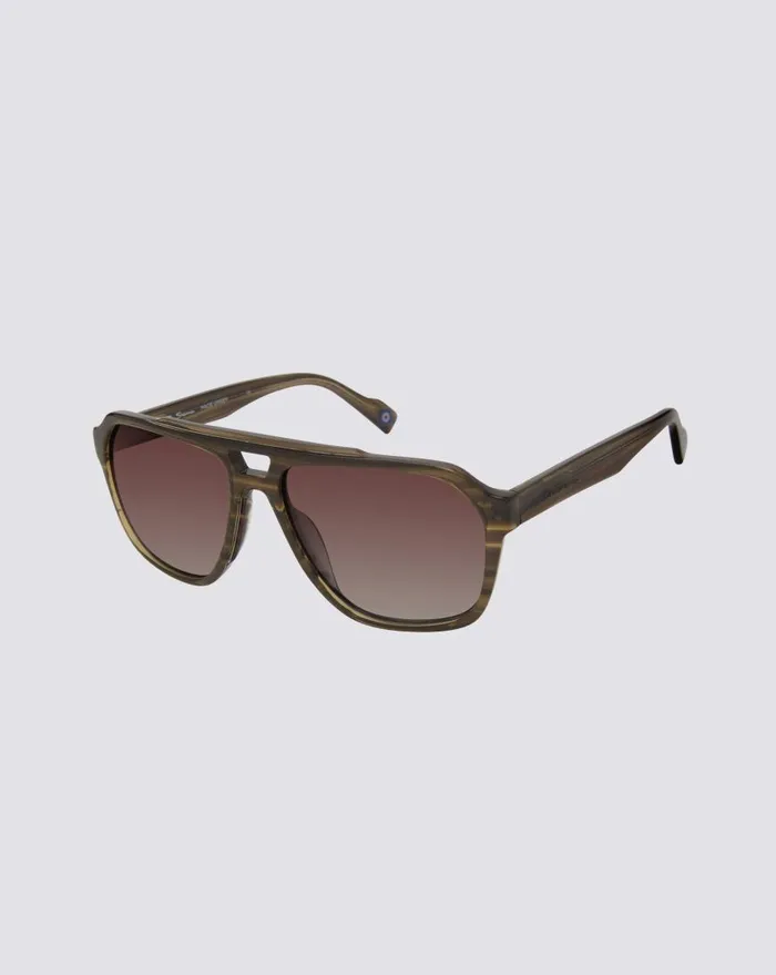 Ben Sherman Sunglasses Men Manor Polarized Oversized Eco Sunglasses 8211 Green