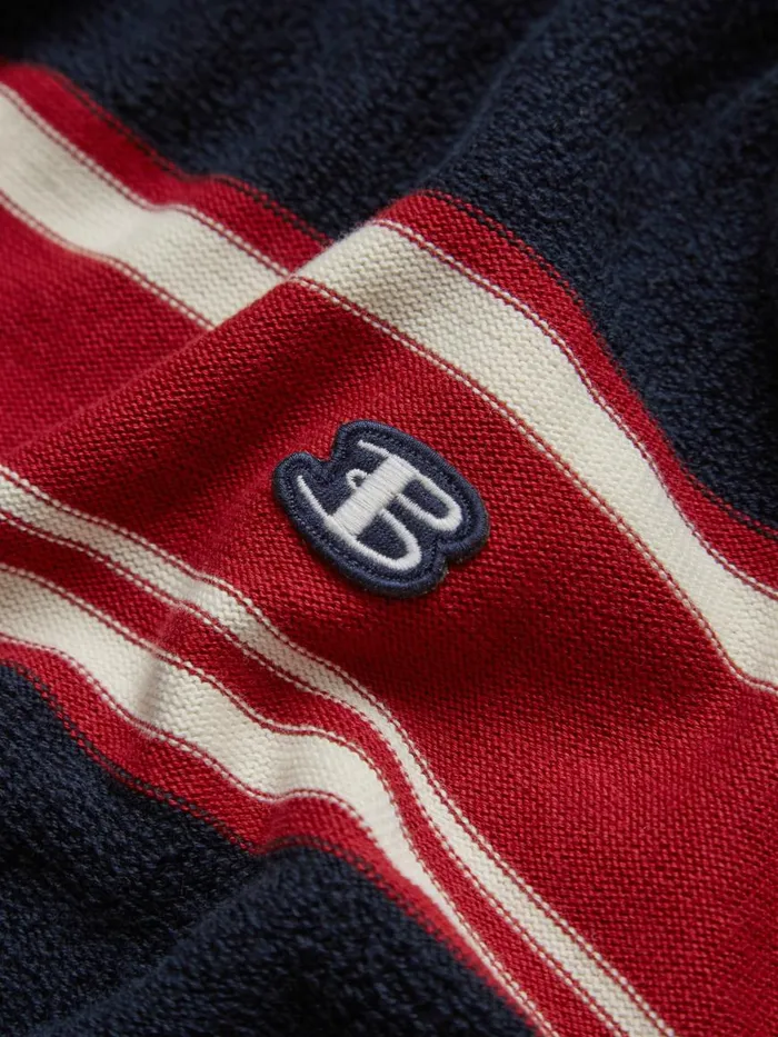 Ben Sherman Sweaters and Knits Men B By Striped Chunky Knit Sweater 8211 Navy