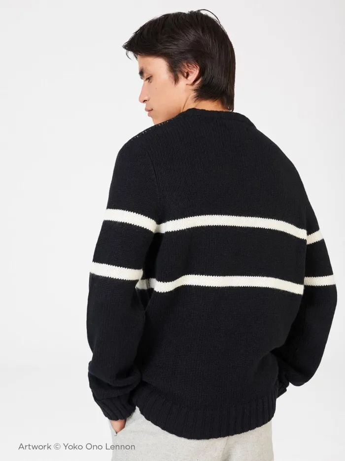 Ben Sherman Sweaters and Knits Men Lennon Stripe Knit Sweater Ben Sherman Sweaters and Knits Men Lennon Stripe Knit Sweater