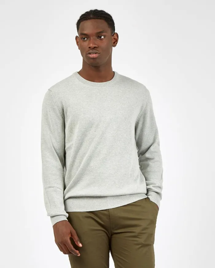 Ben Sherman Sweaters and Knits Men Signature Knit Crewneck Sweater 8211 Steel
