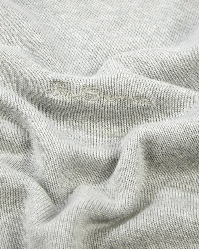 Ben Sherman Sweaters and Knits Men Signature Knit Crewneck Sweater 8211 Steel