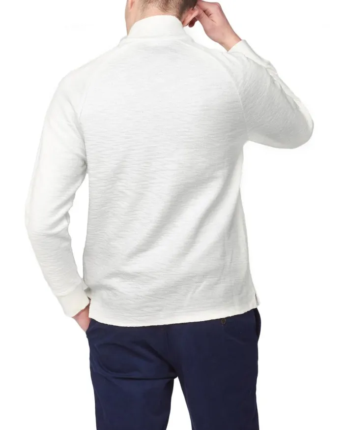 Ben Sherman Sweatshirts and Hoodies Men B By Loopback Jersey Sweatshirt 8211 Ivory