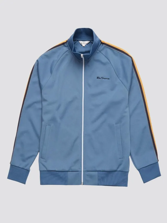 Ben Sherman Sweatshirts and Hoodies Men Signature ZipThrough Track Jacket 8211 Blue Ben Sherman Sweatshirts and Hoodies Men Signature ZipThrough Track Jacket 8211 Blue