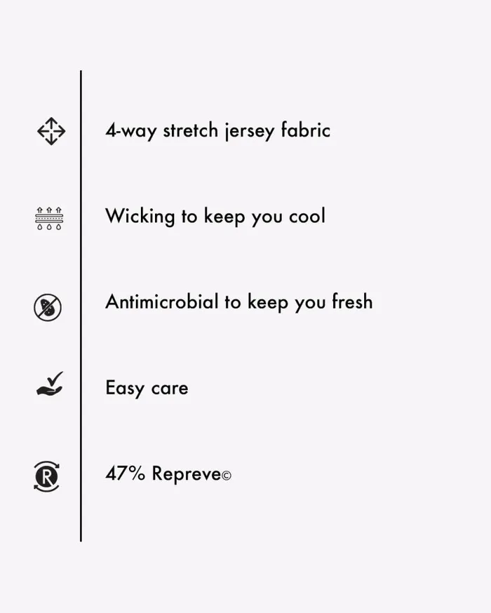 Ben Sherman TShirts and Graphic Tees Men Performance Stretch Marl TShirt 8211 Black
