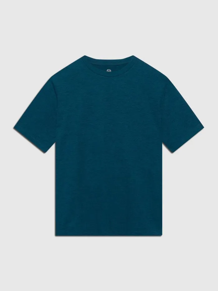 Ben Sherman TShirts and Graphic Tees Men Performance Stretch Marl TShirt 8211 Navy Heather