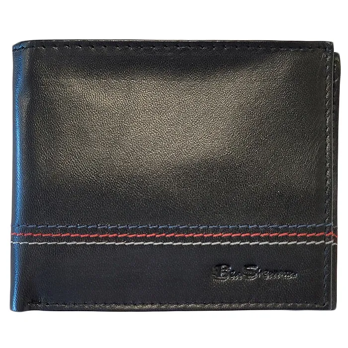 Ben Sherman Wallets and Card Holders Men Gillespie Bill Fold Leather Wallet 8211 Black Ben Sherman Wallets and Card Holders Men Gillespie Bill Fold Leather Wallet 8211 Black