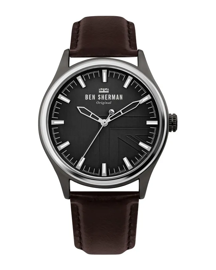 Ben Sherman Watches Men Harrison Original Watch 8211 BrownCharcoal GreySilver