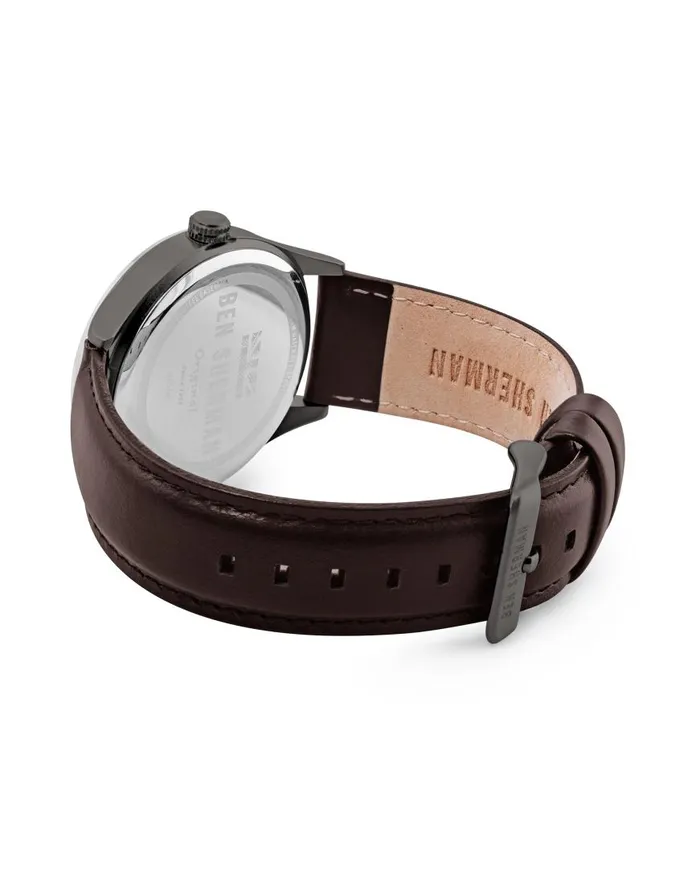Ben Sherman Watches Men Harrison Original Watch 8211 BrownCharcoal GreySilver
