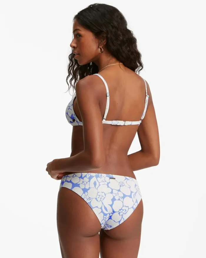 Beyond The Blue Ceci Triangle Bikini Top Salt Crystal Women Billabong Bikinis