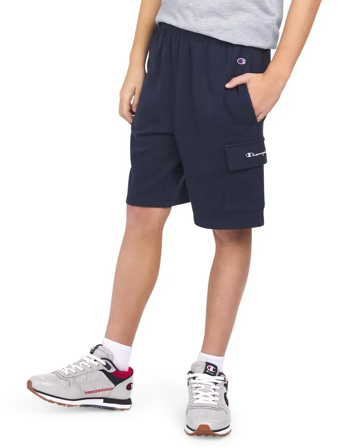 Big Kids039 Cargo Shorts Dark Navy Kids Champion Shorts