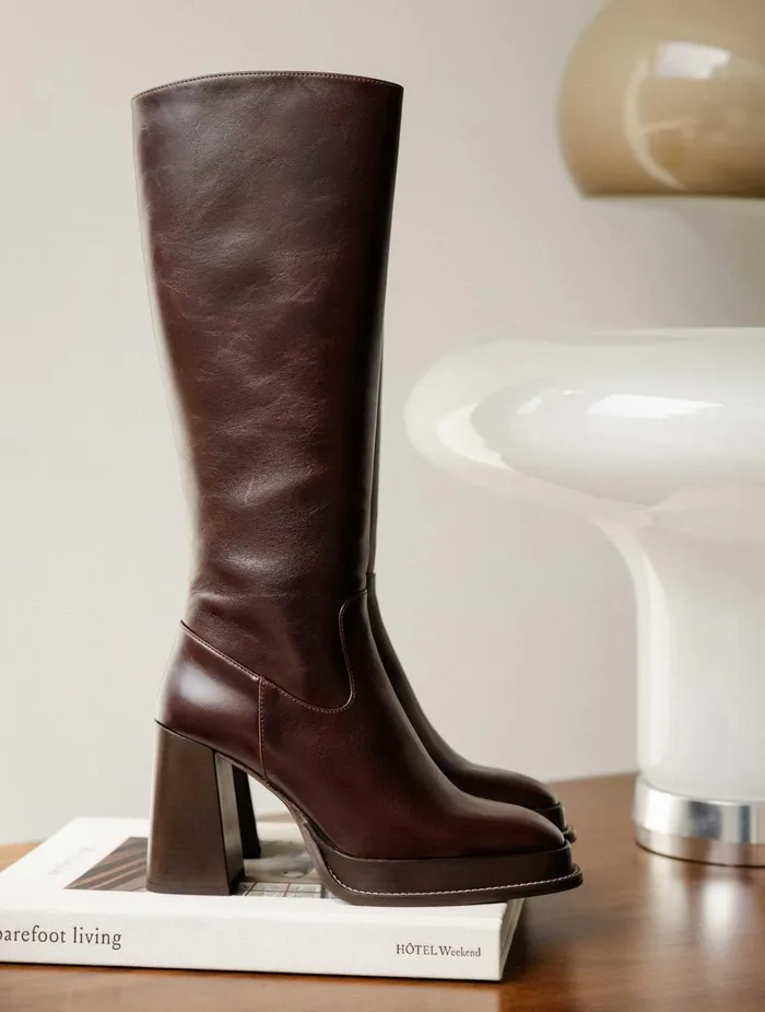 Bobbies Knee High Boots Callie Irish Coffee 8211 Women