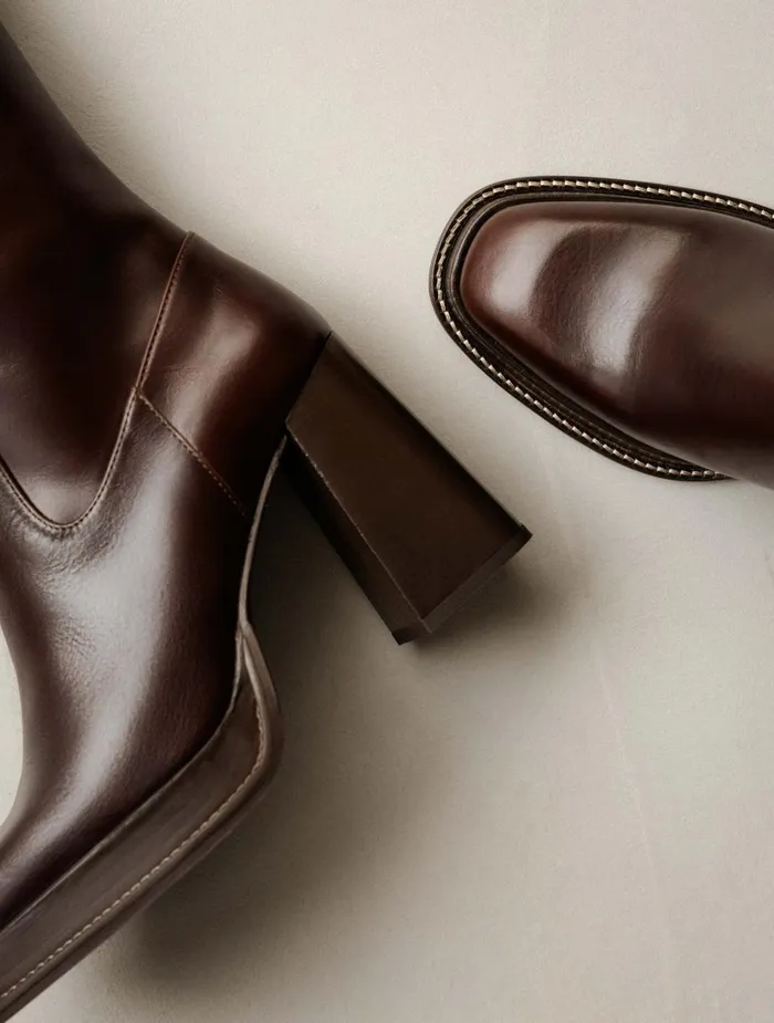 Bobbies Knee High Boots Callie Irish Coffee 8211 Women