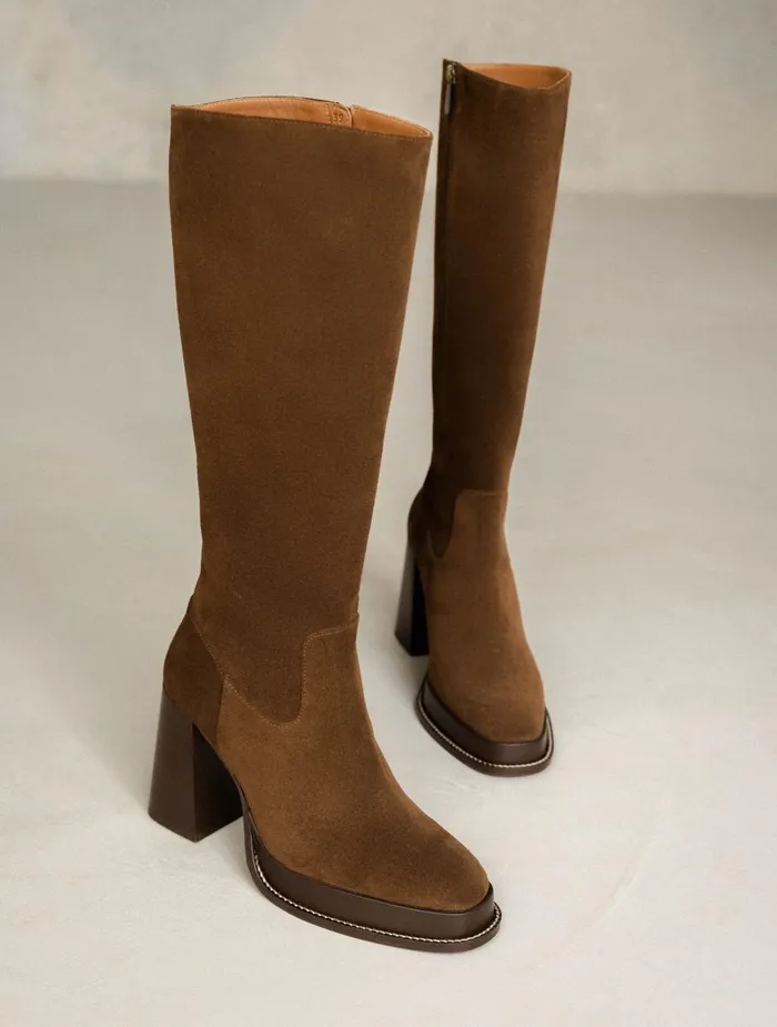 Bobbies Knee High Boots Callie Rockies Brown 8211 Women