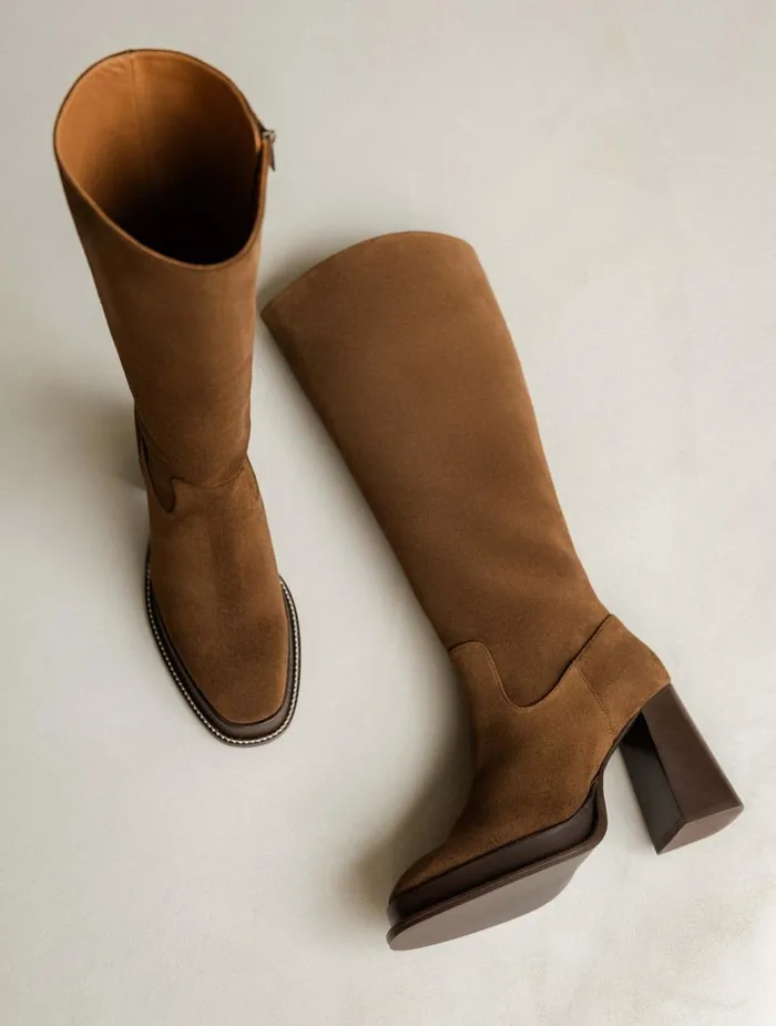 Bobbies Knee High Boots Callie Rockies Brown 8211 Women