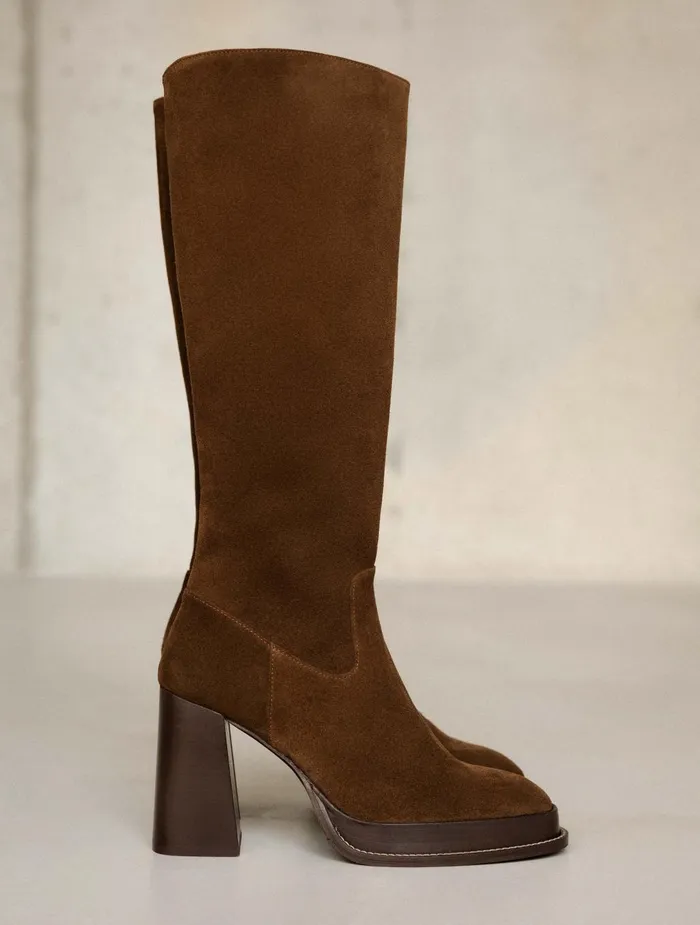 Bobbies Knee High Boots Callie Rockies Brown 8211 Women