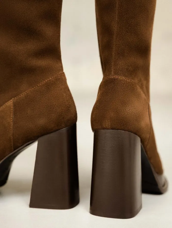 Bobbies Knee High Boots Callie Rockies Brown 8211 Women
