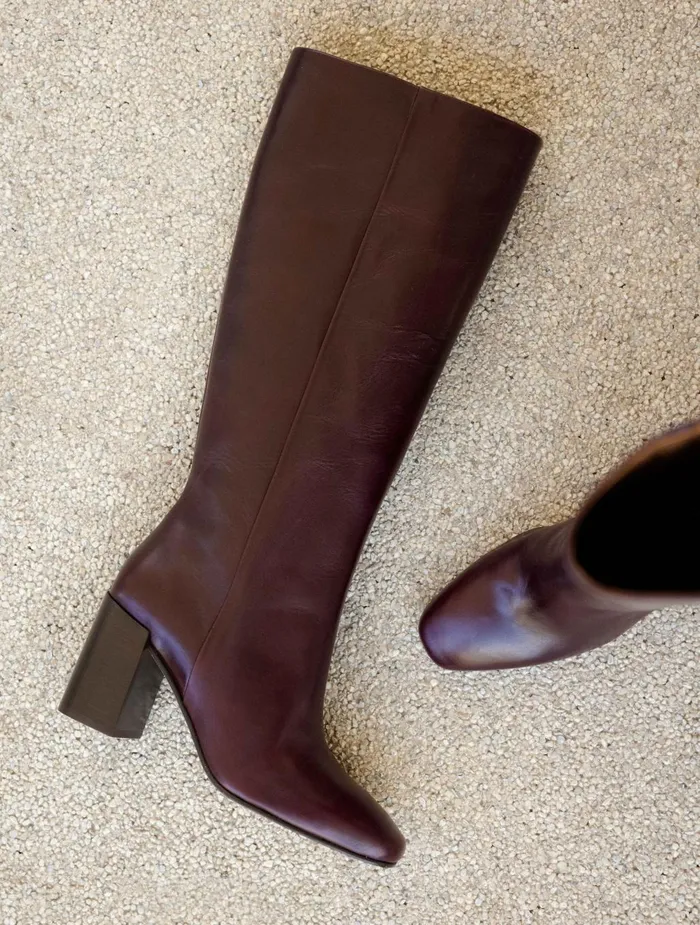 Bobbies Knee High Boots Hisa Cabernet 8211 Women