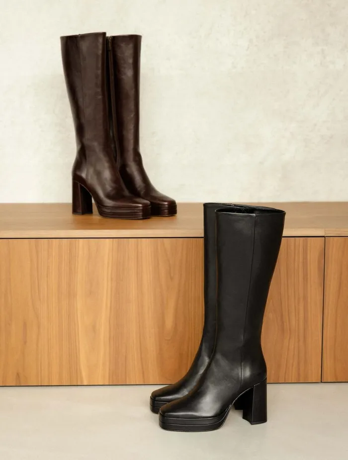 Bobbies Knee High Boots Millie Passion Black 8211 Women