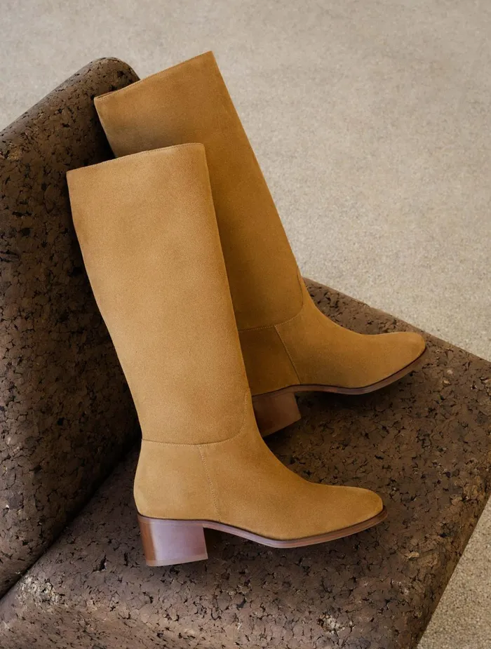 Bobbies Knee High Boots Zohra Nutmeg 8211 Women
