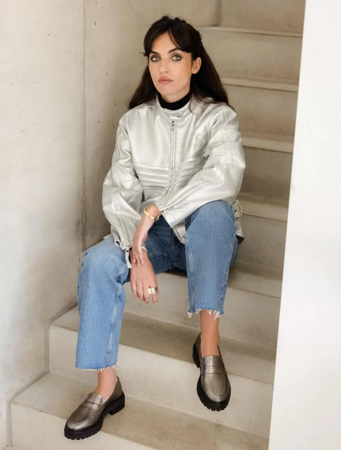 Bobbies Loafers and Derbies Amalia Cosmic Silver 8211 Women