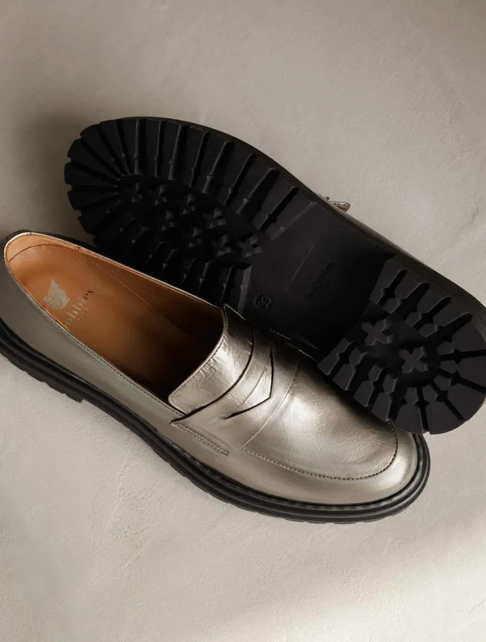 Bobbies Loafers and Derbies Amalia Cosmic Silver 8211 Women