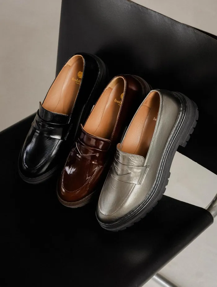 Bobbies Loafers and Derbies Amalia Cosmic Silver 8211 Women