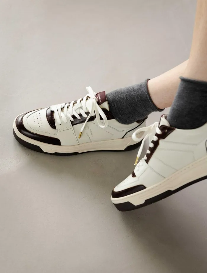 Bobbies Sneakers Miley Off White and Irish Coffee 8211 Women