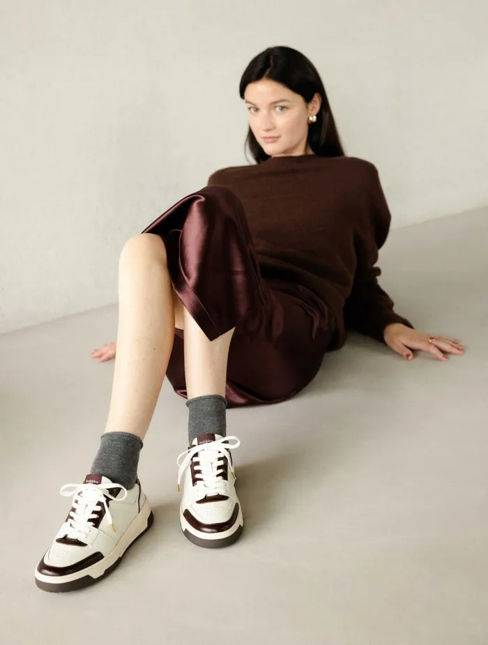 Bobbies Sneakers Miley Off White and Irish Coffee 8211 Women