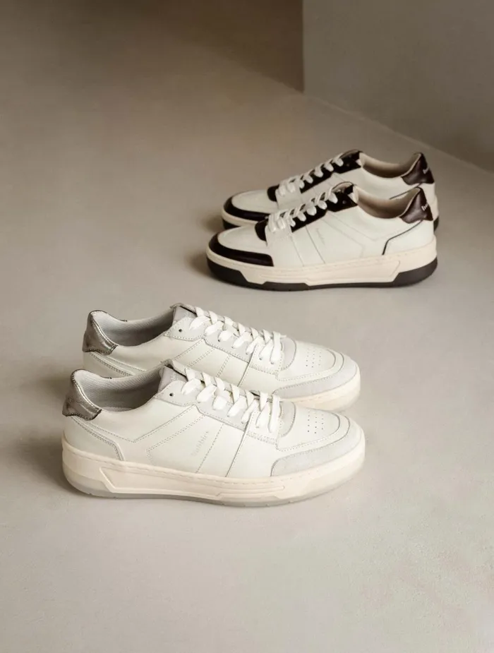 Bobbies Sneakers Miley Off White and Irish Coffee 8211 Women