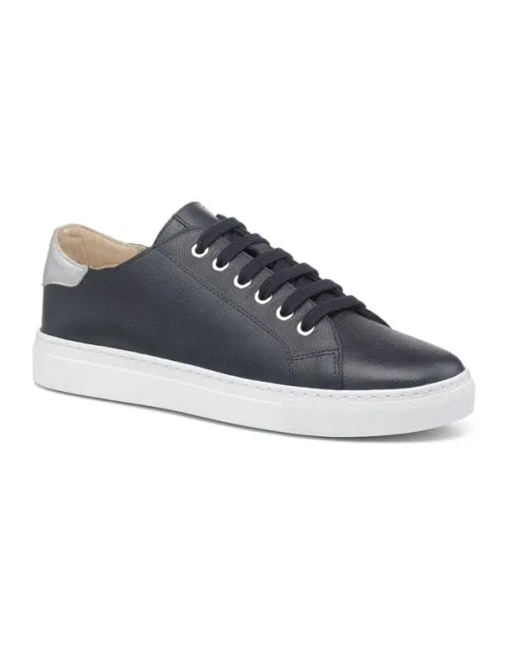 Bonnie Trainers Navy Women Hotter Flat Shoes