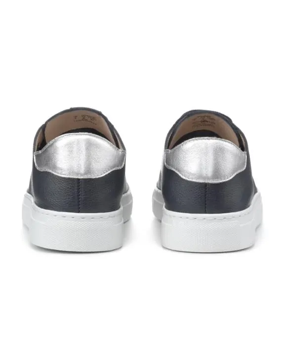 Bonnie Trainers Navy Women Hotter Flat Shoes